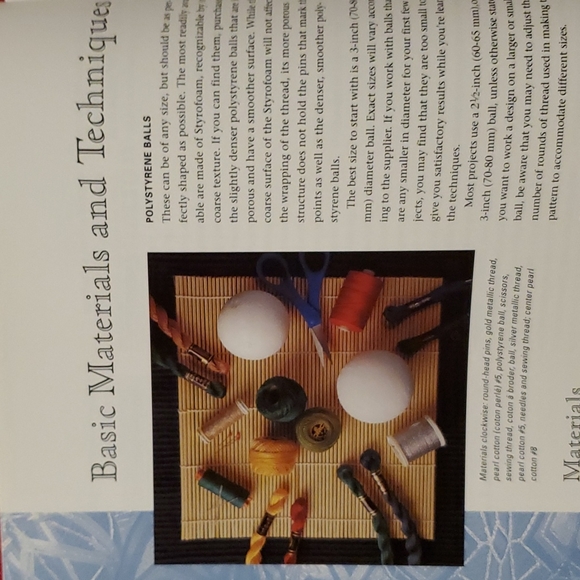 The Temari Book Making Japenese Tread Balls techniques patterns•1999• How to DIY - Picture 6 of 16